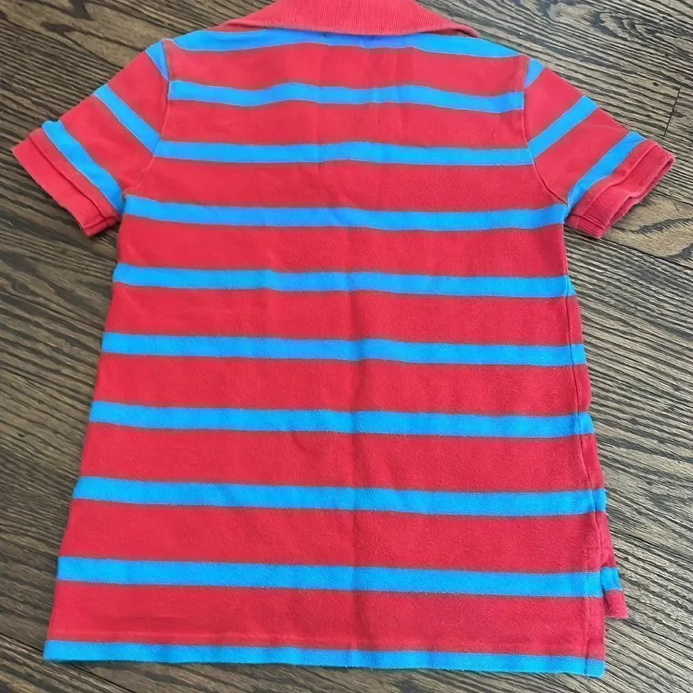 Polo Ralph Lauren SS Polo Shirt Red/Blue Stripe